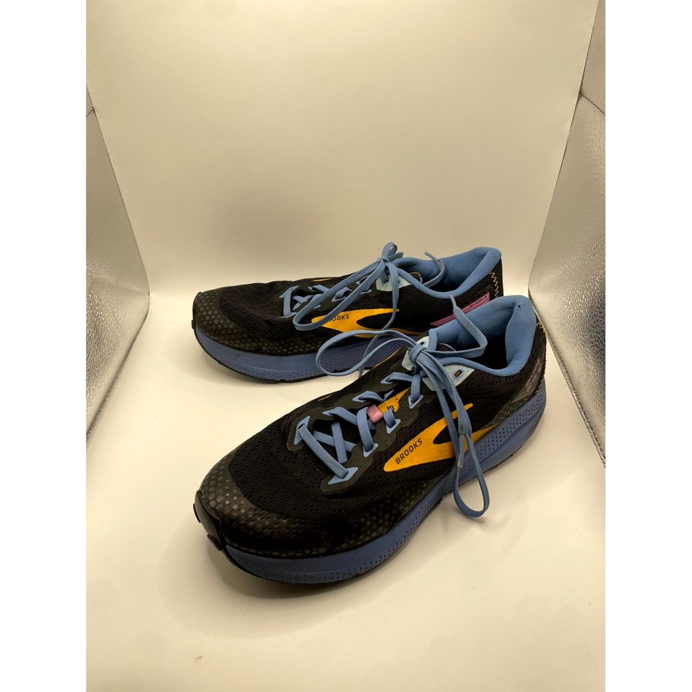 Brooks Divide 3 1203681B096 Womens 10.5 B Sneaker Black Blue Trail Running Shoes